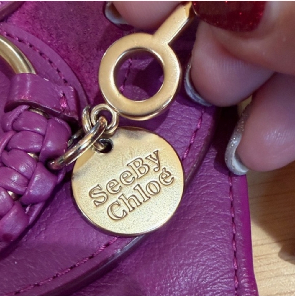 Purple See By Chloe Wallet EUC - Picture 2 of 9